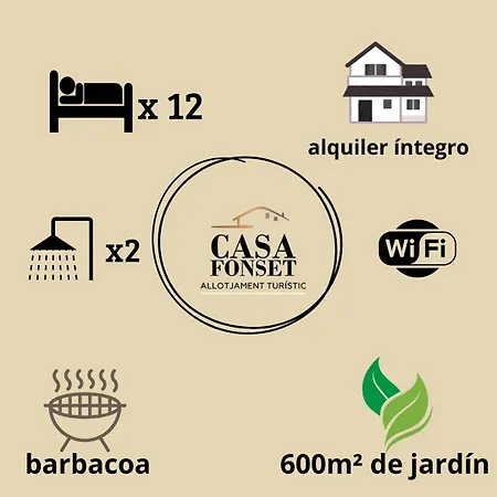 Casa Fonset Casa de Férias