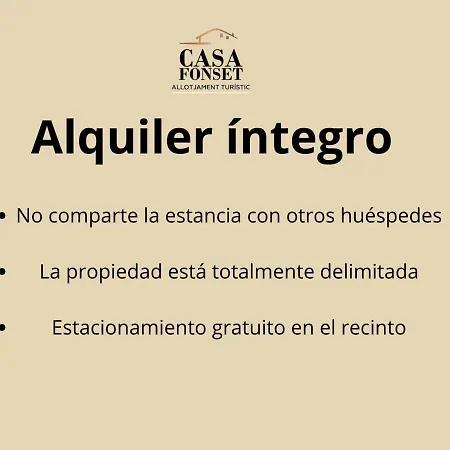 Casa Fonset Ager
